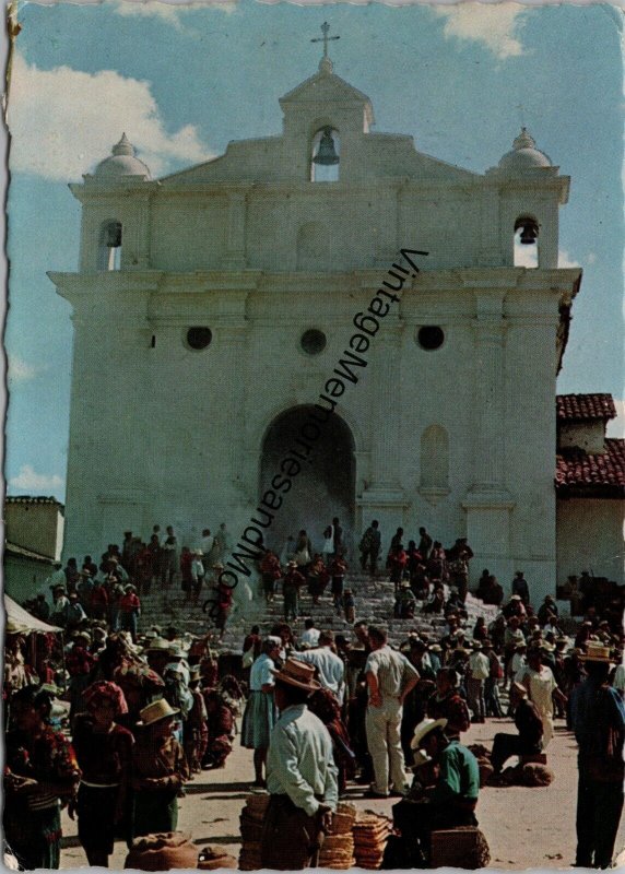 Church of Chichicastenango Guatemala Postcard PC223