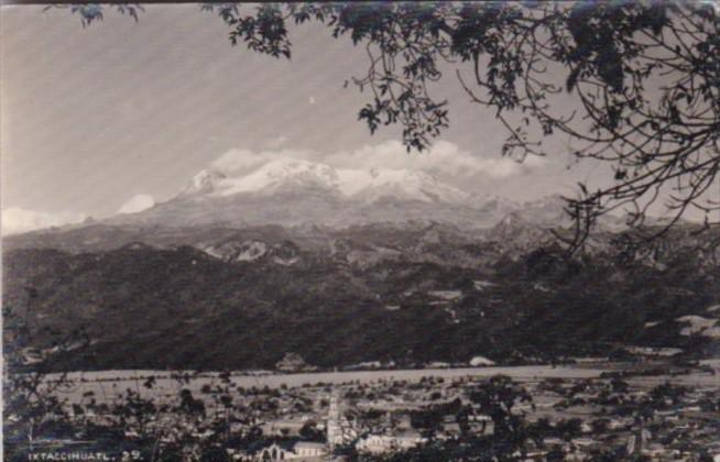 Mexico Ixtaccihuatl Panorama Real Photo