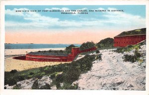 Fort Barrancas and San Carlos Bird's-Eye View Pensacola FL 