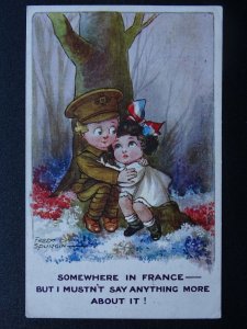 WW1 Alliance Series SOMEWHERE IN FRANCE Fred Spurgin 1915 Postcard