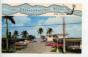 FT Myers FL VW Convertible Motel Postcard