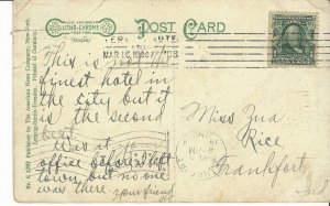 POSTCARD FILHECK HOTEL TERRE HAUTE INDIANA