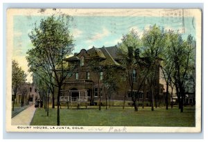 C. 1900-10 Court House, La Junta, Colo. Postcard F145E