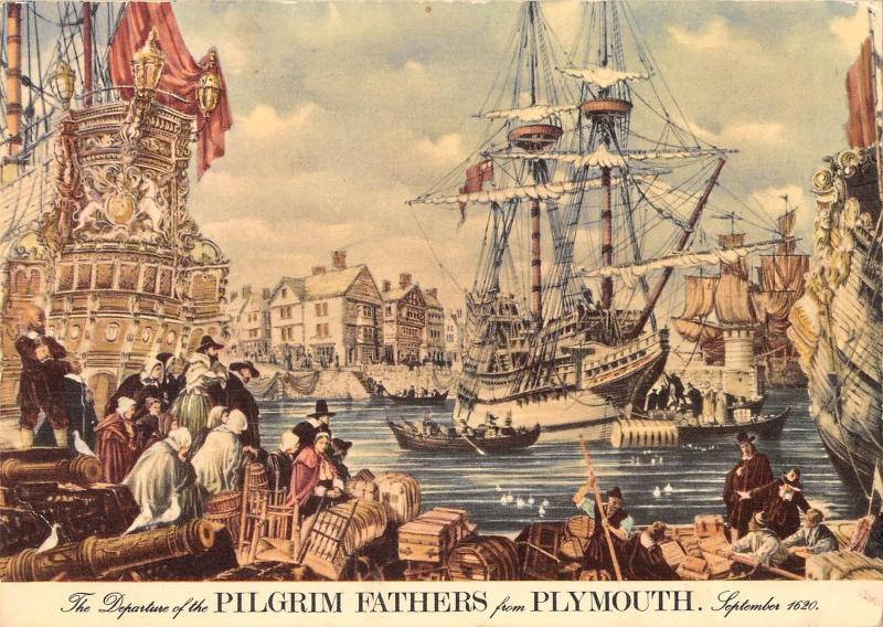 uk34271 pilgrim fathers from  plymouth uk