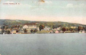 Center Harbor New Hampshire Waterfront View Vintage Postcard AA7815