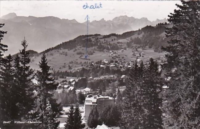 Switzerland Villars Chesieres 1956 Photo