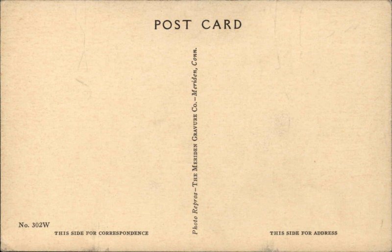 Mt Washington NH New Hampshire White Mts Ski Skiing c1930-50s Vintage Postcard