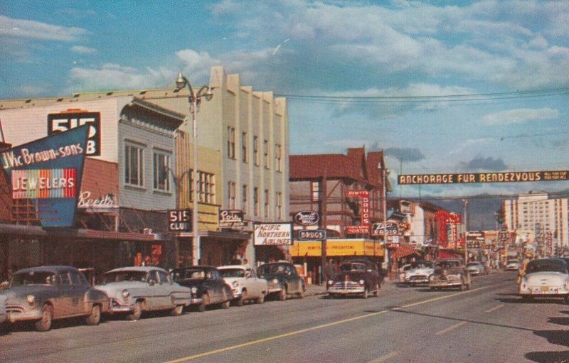 ANCHORAGE , Alaska , 1954 ; 4th Avenue