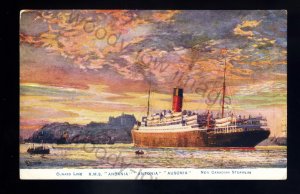 LS2483 - Cunard Liner - Andania - Antonia - Ausonia - Odin Rosenvinge postcard