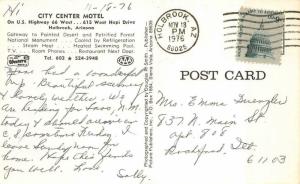 HOLBROOK, AZ Arizona CITY CENTER MOTEL Route 66 ROADSIDE Pool~Beauties Postcard