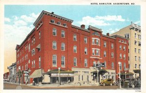 F79/ Hagerstown Maryland Postcard c1920s Hotel Hamilton