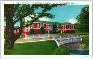 CHARLOTTESVILLE, VA  University of Virginia  SCHOOL OF ENGINEERING   Postcard