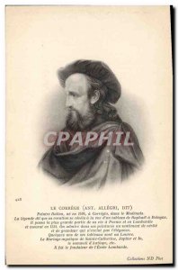 Old Postcard The Italian painter Correggio