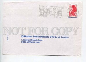 421384 FRANCE 1987 year Bulgneville ADVERTISING real posted COVER