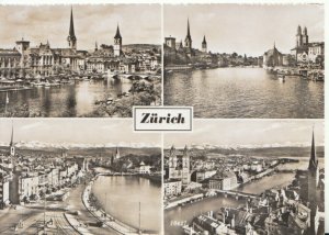 Switzerland Postcard - Views of Zurich - Ref 10428A