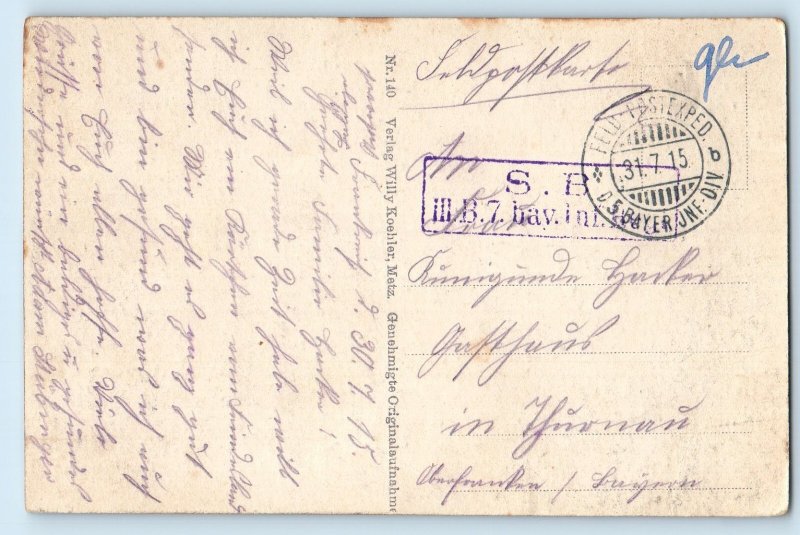 Brussels Brussels Capital Region Belgium Postcard Street View 1915 Antique