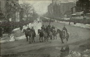 Washington DC Inauguration Parade General Bell & Staff Postcard