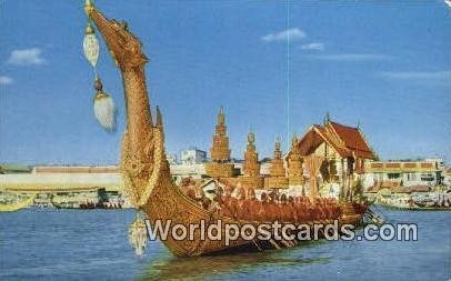 Royal Barge Supharanhongse Thailand Writing on back 