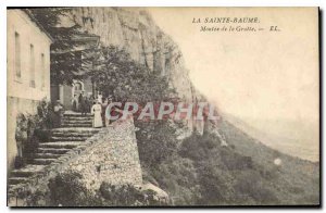 Old Postcard La Sainte Baume Montee de la Grotte