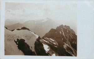 Austria Alpine mountaineer vintage photo postcard mountains scenic