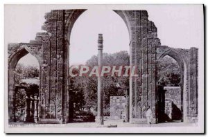 Postcard Modern Qwwat ul Islam With iron pillar