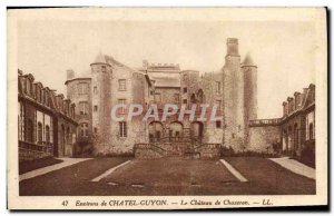 Old Postcard Chatel Guyon Le Chateau De Chazeran