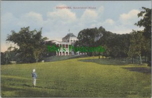 Singapore Postcard - Singapore, Government House   RS30642