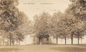 Hampstead New Hampshire~High School Building & Campus~1915 RPPC-Postcard