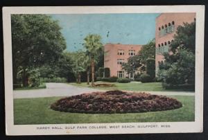 Hardy Hall Gulf Park College West Beach Gulfport Miss 1942 Gulport Printing Co 