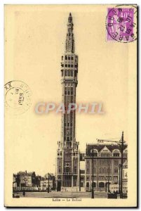 Old Postcard Lille Belfry