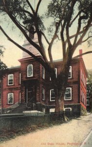 Old State House Historical Landmark Providence Rhode Island RI Vintage Postcard