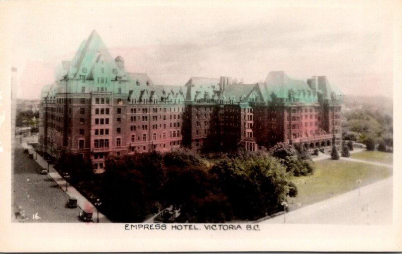 Canada Victoria The Empress Hotel Real Photo