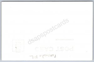 K41/ Pensacola Florida RPPC Postcard c40s Frisco Railroad Depot Bus Station 32