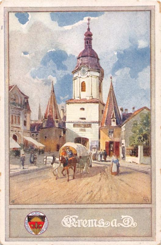 DEUTSCHER SCHULVEREIN 1880 GERMAN SCHOOL ASSOCIATION ARTIST DRAWN POSTCARD 1910s