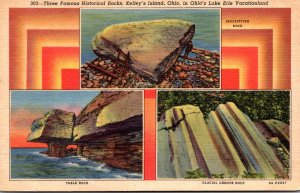 Ohio Kelley's Island Table Rock & Glacial Groove Rock Curteich