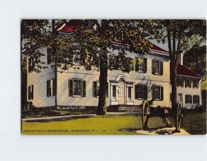 Postcard Washington's Headquarters, Morristown, New Jersey