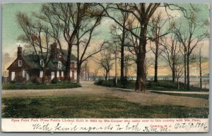 CAMDEN NJ PYNE POINT PARK LIBRARY ANTIQUE POSTCARD