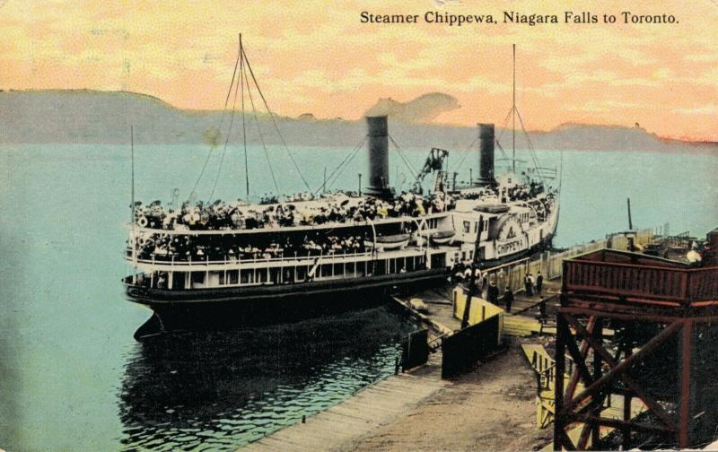 Canada - Steamer Chippewa Niagara Falls to Toronto 01.79