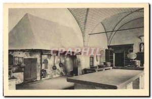 Old Postcard Monastery of the Grande Chartreuse kitchen