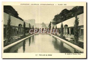 Old Postcard Exposition Coloniale Internationale Paris 1931 Pavilion Moroc