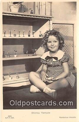 Child Actress Shirley Temple Unused corners are square, card does not lay fla...