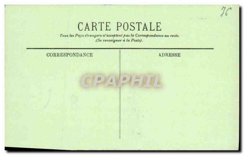 Old Postcard Le Treport The Steps Cliff