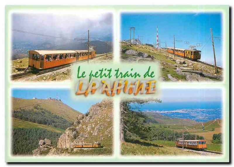 Old Postcard The Little Train of Rhune