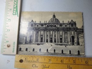 Postcard - St. Peter's square, the Basilica - Vatican City, Vatican City