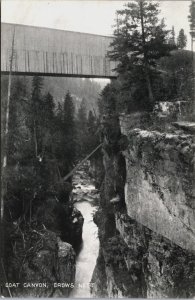 Canada Goat Canyon Crows Nest Vintage Postcard C089