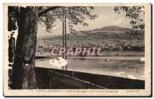 Old Postcard Pont a Mousson Approval Monsoon seen from the boardwalk