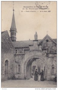 YONNE, France, PU-1912; Monastere De Sainte-Marie De La Pierre-qui-Vire, Port...