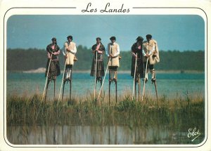 Ethnic Traditions Folklore Postcard Costume les landes