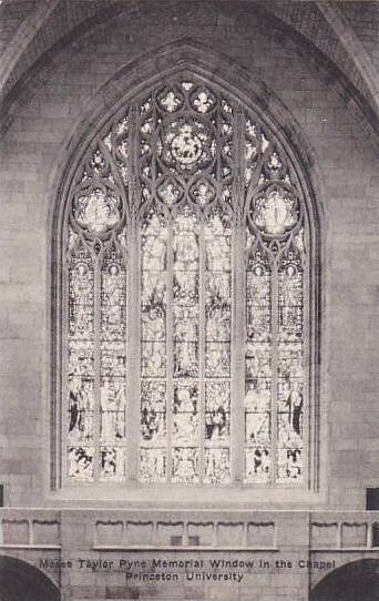 New Jersey Princeton Moses Taylor Pyne Memorial Window In The Chapel Princeto...