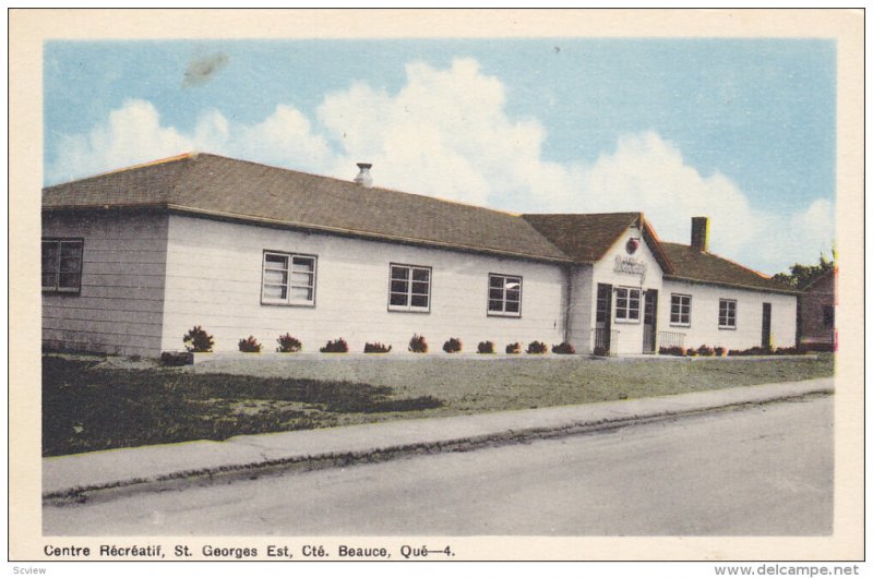 Centre Recreatif , St. Georges Est , Cte. Beauce , Quebec , Canada , 1930s